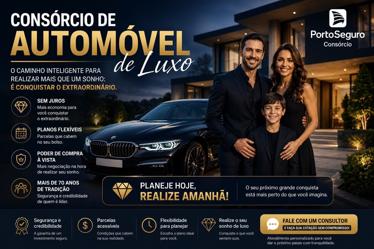 Consórcio de Automóveis de Luxo Pouso Seguro Consórcio de Automóveis de Luxo